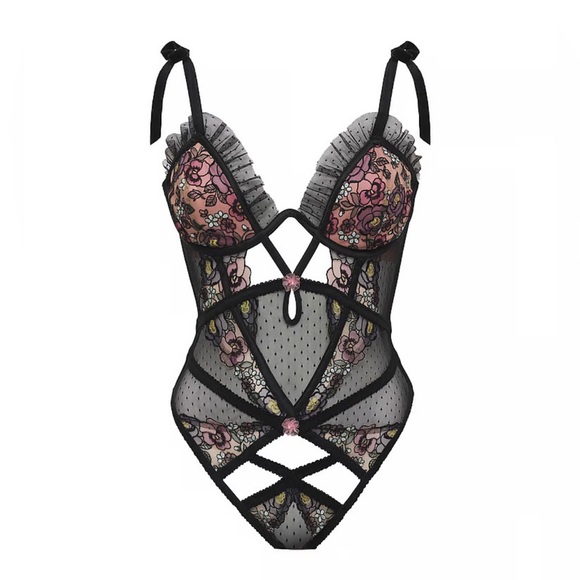 NWT For Love and Lemons x Victoria’s Secret Clara Bodysuit Size XS - Picture 5 of 10